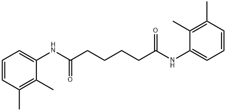 N~1~,N~6~-bis(2,3-dimethylphenyl)hexanediamide 结构式