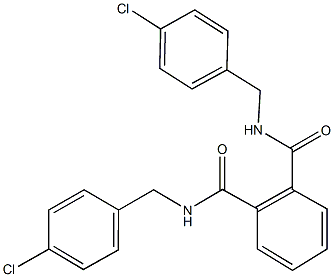 N~1~,N~2~-bis(4-chlorobenzyl)phthalamide 结构式