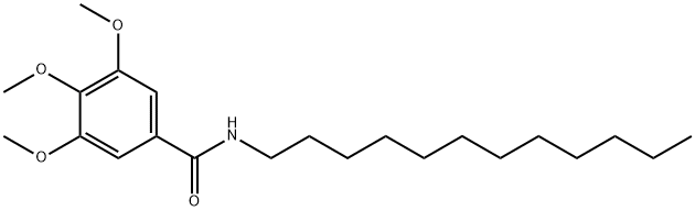 N-dodecyl-3,4,5-trimethoxybenzamide 结构式