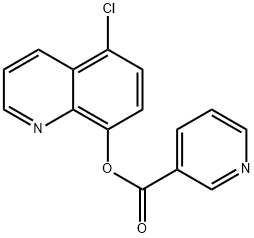 5-chloro-8-quinolinyl nicotinate 结构式