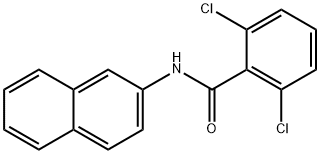 2,6-dichloro-N-(2-naphthyl)benzamide 结构式