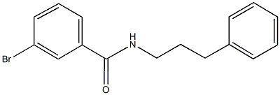 3-bromo-N-(3-phenylpropyl)benzamide 结构式