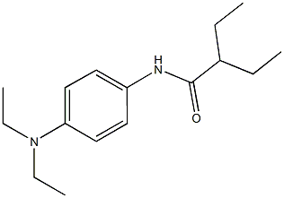 N-[4-(diethylamino)phenyl]-2-ethylbutanamide 结构式