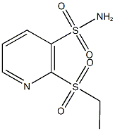 2-(ethylsulfonyl)-3-pyridinesulfonamide 结构式