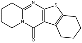 1,2,3,4,7,8,9,10-octahydro-12H-[1]benzothieno[2,3-d]pyrido[1,2-a]pyrimidin-12-one 结构式