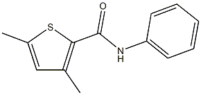 3,5-dimethyl-N-phenyl-2-thiophenecarboxamide 结构式