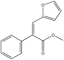 methyl 3-(2-furyl)-2-phenylacrylate 结构式
