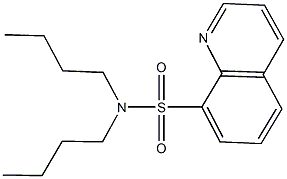 N,N-dibutyl-8-quinolinesulfonamide 结构式