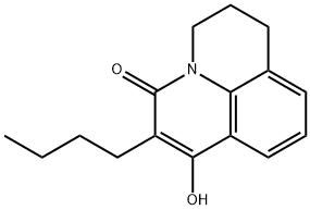 6-butyl-7-hydroxy-2,3-dihydro-1H,5H-pyrido[3,2,1-ij]quinolin-5-one 结构式