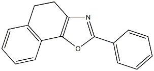 2-phenyl-4,5-dihydronaphtho[2,1-d][1,3]oxazole 结构式