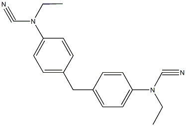 4-{4-[CYANO(ETHYL)AMINO]BENZYL}PHENYL(ETHYL)CYANAMIDE