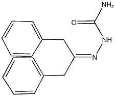1,3-diphenylacetone semicarbazone 结构式