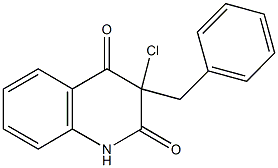 3-benzyl-3-chloro-2,4(1H,3H)-quinolinedione 结构式