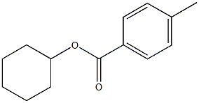 cyclohexyl 4-methylbenzoate 结构式