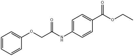 ethyl 4-[(phenoxyacetyl)amino]benzoate 结构式