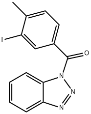 1-(3-iodo-4-methylbenzoyl)-1H-1,2,3-benzotriazole 结构式
