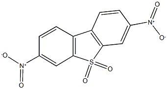 3,7-二硝基二苯并噻吩砜 结构式