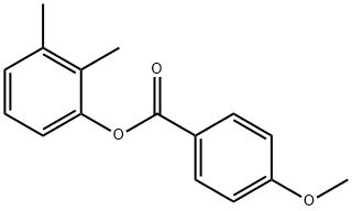 2,3-dimethylphenyl 4-methoxybenzoate 结构式