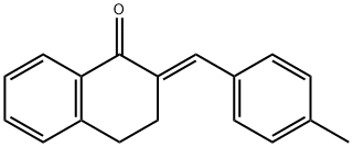 2-(4-methylbenzylidene)-3,4-dihydro-1(2H)-naphthalenone 结构式