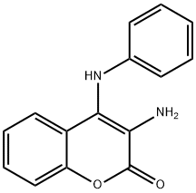 3-amino-4-anilino-2H-chromen-2-one 结构式