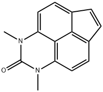 1,3-dimethyl-1,3-dihydro-2H-cyclopenta[gh]perimidin-2-one 结构式