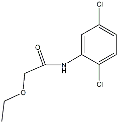 N-(2,5-dichlorophenyl)-2-ethoxyacetamide 结构式