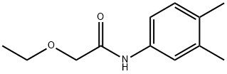 N-(3,4-dimethylphenyl)-2-ethoxyacetamide 结构式