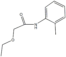 2-ethoxy-N-(2-methylphenyl)acetamide 结构式