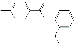 2-methoxyphenyl 4-methylbenzoate 结构式