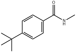 4-(叔丁基)-N-甲基苯甲酰胺 结构式