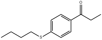 1-[4-(butylsulfanyl)phenyl]-1-propanone 结构式