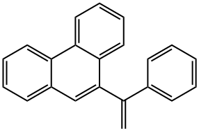 9-(1-phenylvinyl)phenanthrene 结构式