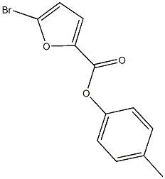 4-methylphenyl 5-bromo-2-furoate 结构式