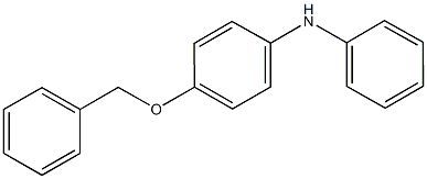 4-苄氧基二苯胺 结构式