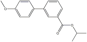 isopropyl 4'-methoxy[1,1'-biphenyl]-3-carboxylate 结构式