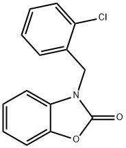 3-(2-chlorobenzyl)-1,3-benzoxazol-2(3H)-one 结构式