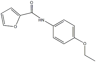 N-(4-ethoxyphenyl)-2-furamide 结构式