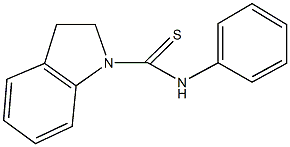 N-phenyl-1-indolinecarbothioamide 结构式