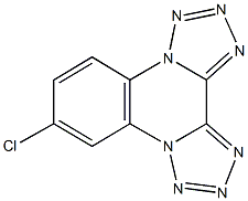 9-chloroditetraazolo[1,5-a:5,1-c]quinoxaline 结构式