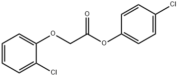 4-chlorophenyl (2-chlorophenoxy)acetate 结构式