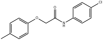 N-(4-chlorophenyl)-2-(4-methylphenoxy)acetamide 结构式