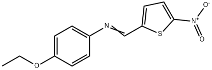 4-ethoxy-N-[(5-nitro-2-thienyl)methylene]aniline 结构式