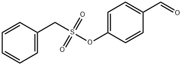 4-formylphenyl phenylmethanesulfonate 结构式