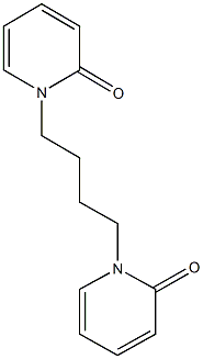 1-[4-(2-oxo-1(2H)-pyridinyl)butyl]-2(1H)-pyridinone 结构式