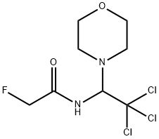 2-fluoro-N-[2,2,2-trichloro-1-(4-morpholinyl)ethyl]acetamide 结构式