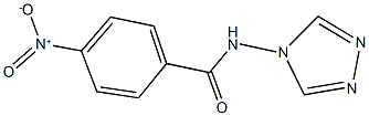 4-nitro-N-(4H-1,2,4-triazol-4-yl)benzamide 结构式
