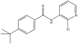 4-tert-butyl-N-(2-chloro-3-pyridinyl)benzamide 结构式