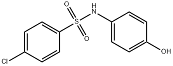 4-chloro-N-(4-hydroxyphenyl)benzenesulfonamide 结构式