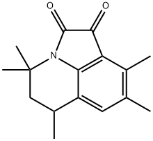 4,4,6,8,9-pentamethyl-5,6-dihydro-4H-pyrrolo[3,2,1-ij]quinoline-1,2-dione 结构式