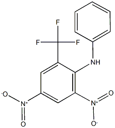 2,4-DINITRO-N-PHENYL-6-(TRIFLUOROMETHYL)ANILINE 结构式